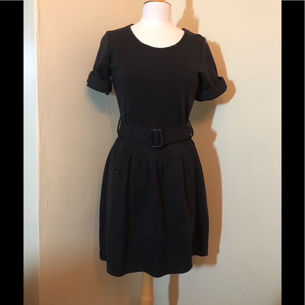 Burberry Grey Wool Dress